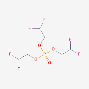 molecular formula C6H9F6O4P B2486416 Tris(2,2-difluoroethyl)phosphate CAS No. 358-64-5