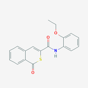 molecular formula C18H15NO3S B2486520 N-(2-ethoxyphenyl)-1-oxo-1H-isothiochromene-3-carboxamide CAS No. 933022-95-8