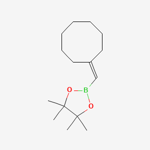 2-(Cyclooctylidenemethyl)-4,4,5,5-tetramethyl-1,3,2-dioxaborolane