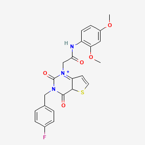 N-(2,4-dimethoxyphenyl)-2-{3-[(4-fluorophenyl)methyl]-2,4-dioxo-1H,2H,3H,4H-thieno[3,2-d]pyrimidin-1-yl}acetamide
