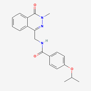 4-isopropoxy-N-((3-methyl-4-oxo-3,4-dihydrophthalazin-1-yl)methyl)benzamide