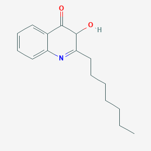 2-heptyl-3-hydroxyquinolin-4(1H)-one