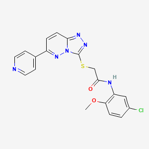 N-(5-chloro-2-methoxyphenyl)-2-((6-(pyridin-4-yl)-[1,2,4]triazolo[4,3-b]pyridazin-3-yl)thio)acetamide