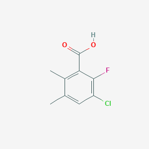 3-Chloro-2-fluoro-5,6-dimethylbenzoic acid