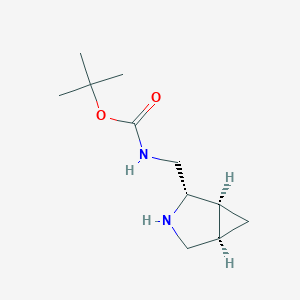 Tert-butyl N-[[(1S,2S,5R)-3-azabicyclo[3.1.0]hexan-2-yl]methyl]carbamate
