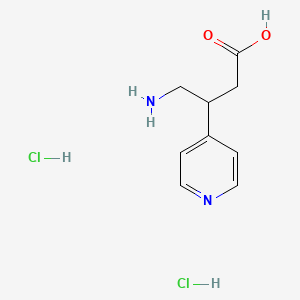 4-Amino-3-(pyridin-4-yl)butanoic acid dihydrochloride