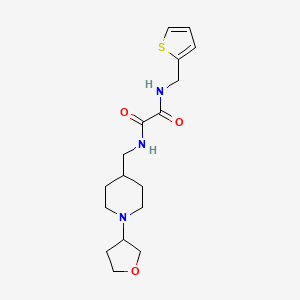 N1-((1-(tetrahydrofuran-3-yl)piperidin-4-yl)methyl)-N2-(thiophen-2-ylmethyl)oxalamide