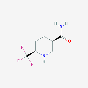(3R,6R)-6-(Trifluoromethyl)piperidine-3-carboxamide