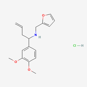 [1-(3,4-Dimethoxy-phenyl)-but-3-enyl]-furan-2-ylmethyl-amine hydrochloride