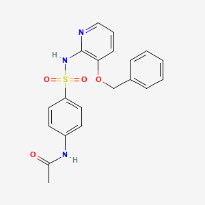 molecular formula C20H19N3O4S B2486641 N-(4-{[3-(benzyloxy)pyridin-2-yl]sulfamoyl}phenyl)acetamide CAS No. 1024400-41-6
