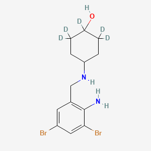 molecular formula C13H18Br2N2O B2486645 rac-cis-Ambroxol-d5 CAS No. 1246818-80-3; 18683-91-5