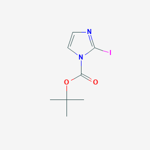 molecular formula C8H11IN2O2 B2486756 tert-butyl 2-iodo-1H-imidazole-1-carboxylate CAS No. 181220-75-7