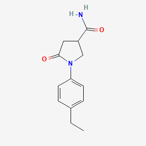 1-(4-Ethylphenyl)-5-oxopyrrolidine-3-carboxamide