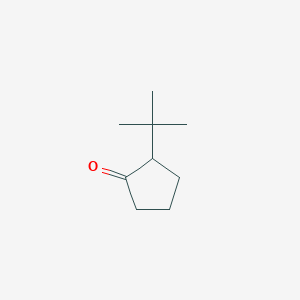 molecular formula C9H16O B2486883 2-Tert-butylcyclopentan-1-one CAS No. 40557-24-2