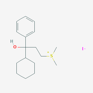 Sulfonium, (3-cyclohexyl-3-hydroxy-3-phenylpropyl)dimethyl-, iodide