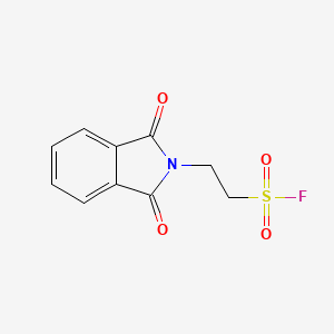 molecular formula C10H8FNO4S B2486962 2-(1,3-dioxo-2,3-dihydro-1H-isoindol-2-yl)ethane-1-sulfonyl fluoride CAS No. 201160-78-3