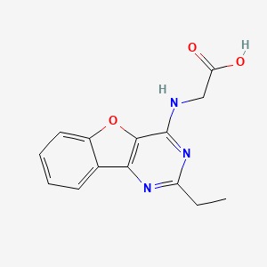 2-((2-Ethylbenzofuro[3,2-d]pyrimidin-4-yl)amino)acetic acid