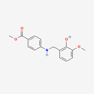 Methyl 4-[(2-hydroxy-3-methoxybenzyl)amino]benzoate