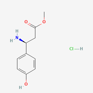 (S)-Methyl 3-amino-3-(4-hydroxyphenyl)propanoate hydrochloride