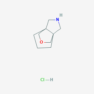 Tetrahydro-1H,4H-3a,6a-(methanooxymethano)cyclopenta[c]pyrrole hydrochloride