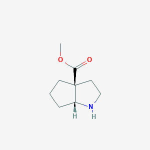 Rac-methyl (3AR,6AS)-octahydrocyclopenta[B]pyrrole-3A-carboxylate