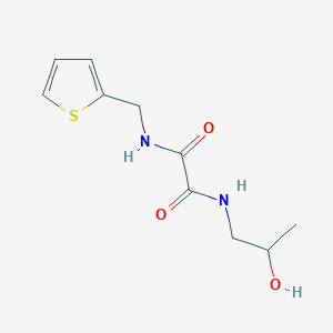 N1-(2-hydroxypropyl)-N2-(thiophen-2-ylmethyl)oxalamide
