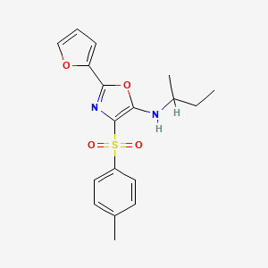 N-(sec-butyl)-2-(furan-2-yl)-4-tosyloxazol-5-amine