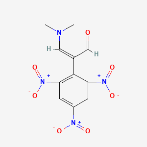 (2Z)-3-(dimethylamino)-2-(2,4,6-trinitrophenyl)prop-2-enal