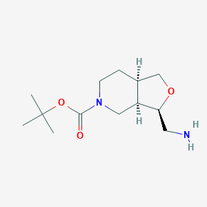 tert-butyl (3R,3aR,7aR)-3-(aminomethyl)-3,3a,4,6,7,7a-hexahydro-1H-furo[3,4-c]pyridine-5-carboxylate