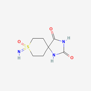 8-Imino-8-oxo-8lambda6-thia-1,3-diazaspiro[4.5]decane-2,4-dione