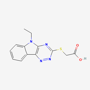 [(5-ethyl-5H-[1,2,4]triazino[5,6-b]indol-3-yl)thio]acetic acid