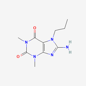 8-amino-1,3-dimethyl-7-propyl-1H-purine-2,6(3H,7H)-dione