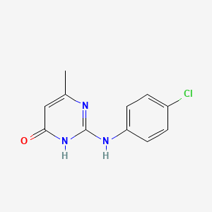 2-(4-chloro-anilino)-6-methyl-3H-pyrimidin-4-one