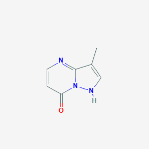 molecular formula C7H7N3O B024873 3-Methylpyrazolo[1,5-a]pyrimidin-7(1H)-one CAS No. 104556-85-6