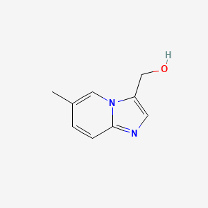 molecular formula C9H10N2O B2487348 (6-Methylimidazo[1,2-A]pyridin-3-YL)methanol CAS No. 217435-67-1