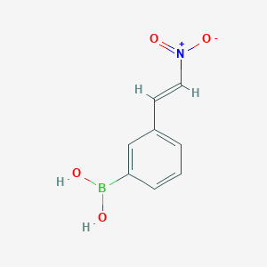 molecular formula C8H8BNO4 B2487367 (E)-(3-(2-硝基乙烯基)苯基)硼酸 CAS No. 850567-99-6