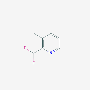molecular formula C7H7F2N B2487454 2-(Difluoromethyl)-3-methylpyridine CAS No. 1805301-81-8