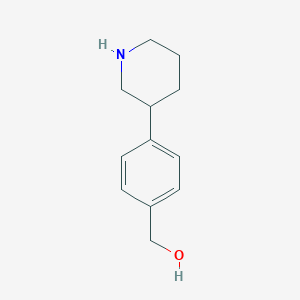 B2487565 [4-(Piperidin-3-yl)phenyl]methanol CAS No. 1260850-24-5; 217189-04-3