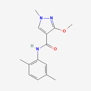 N-(2,5-dimethylphenyl)-3-methoxy-1-methyl-1H-pyrazole-4-carboxamide
