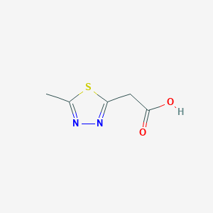 2-(5-Methyl-1,3,4-thiadiazol-2-yl)acetic acid