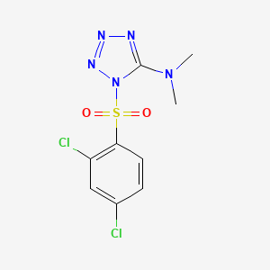 1-[(2,4-dichlorophenyl)sulfonyl]-N,N-dimethyl-1H-1,2,3,4-tetraazol-5-amine