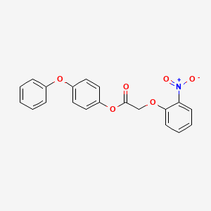 4-Phenoxyphenyl 2-(2-nitrophenoxy)acetate