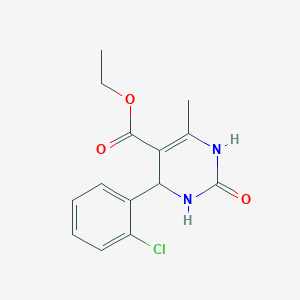 Ethyl 4-(2-chlorophenyl)-6-methyl-2-oxo-1,2,3,4-tetrahydropyrimidine-5-carboxylate
