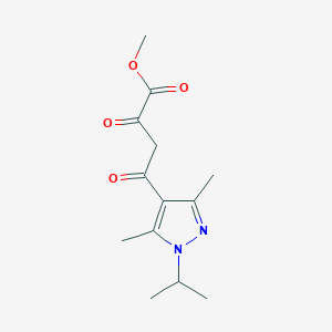 methyl 4-(1-isopropyl-3,5-dimethyl-1H-pyrazol-4-yl)-2,4-dioxobutanoate