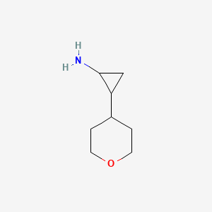 2-(Oxan-4-yl)cyclopropan-1-amine