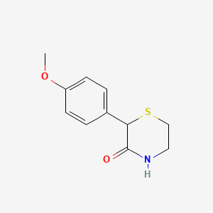 2-(4-Methoxyphenyl)thiomorpholin-3-one