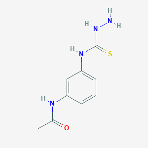 N-{3-[(aminocarbamothioyl)amino]phenyl}acetamide