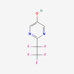 2-(Perfluoroethyl)pyrimidin-5-ol
