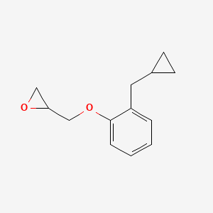 2-[[2-(Cyclopropylmethyl)phenoxy]methyl]oxirane