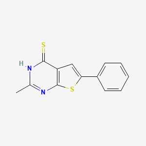 2-Methyl-6-phenylthieno[2,3-d]pyrimidine-4-thiol